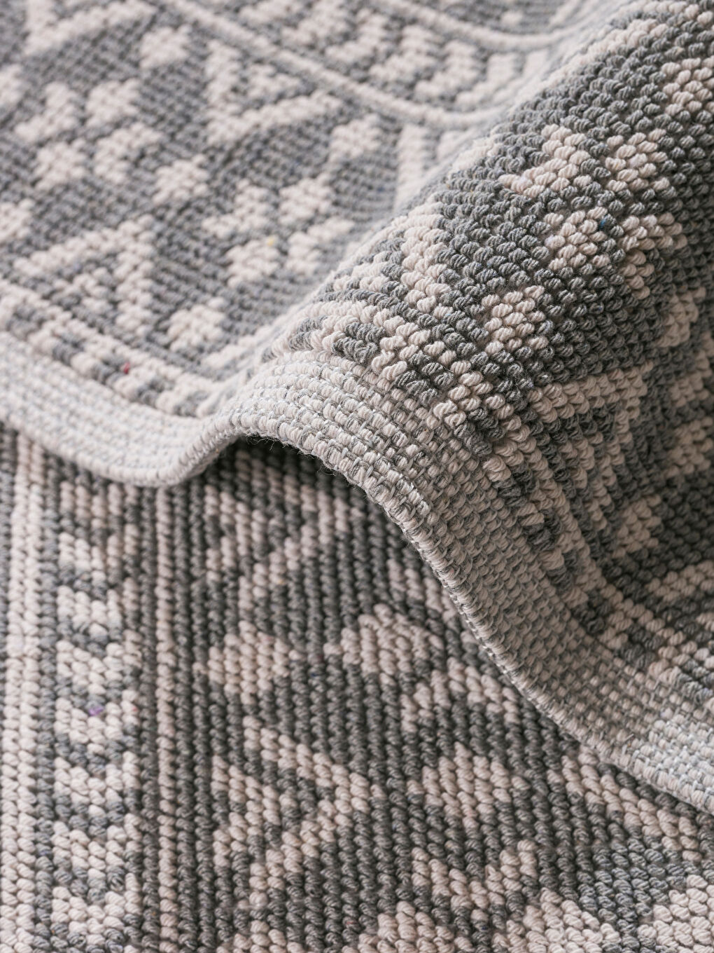 Gri Desenli Banyo Paspası Seti 2'li	-3