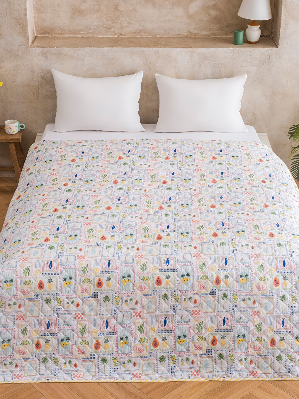 Double Sided Patterned Double Bedspread-1