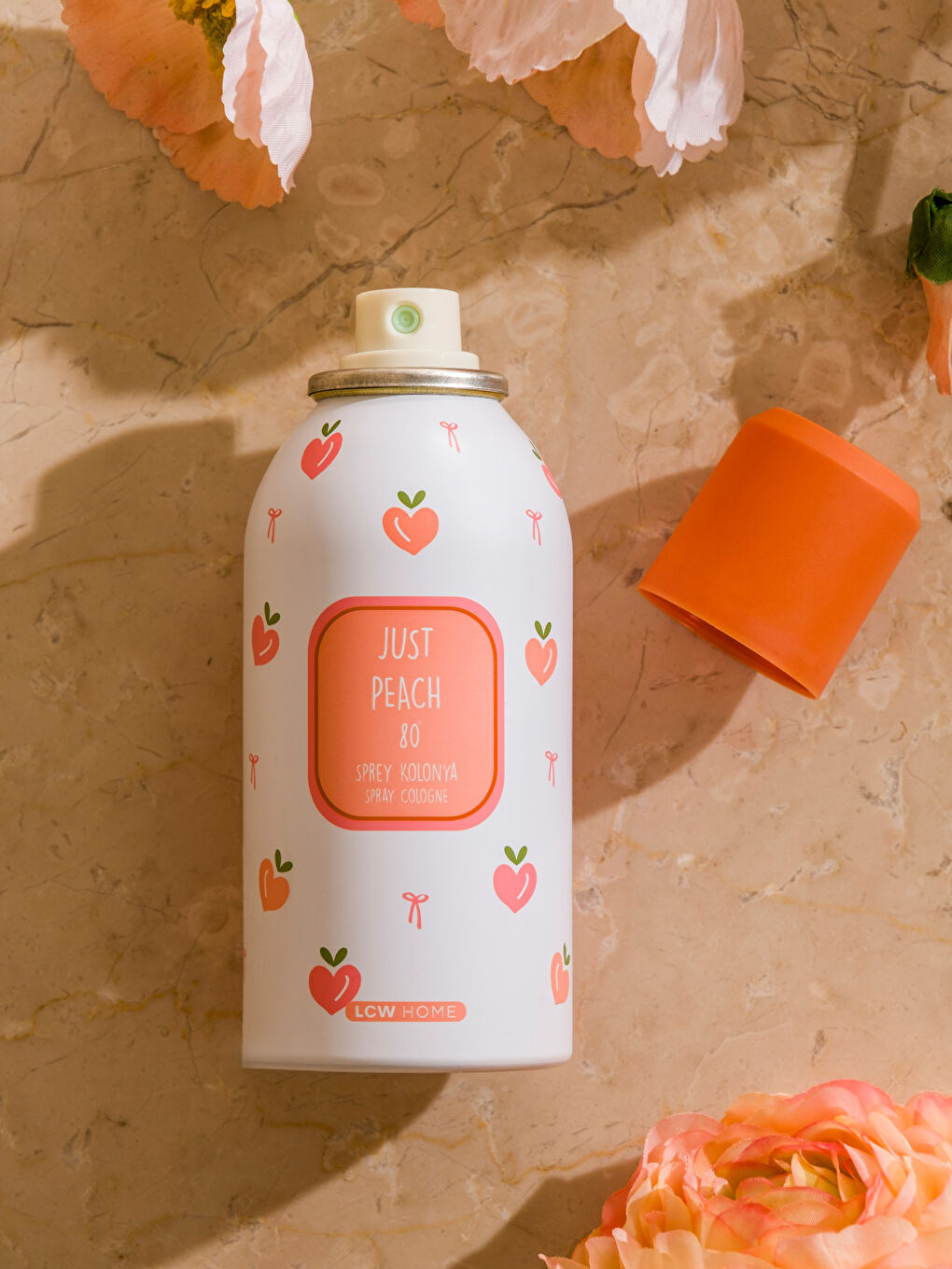 Şeftali Kokulu Sprey Kolonya 400 ml-1