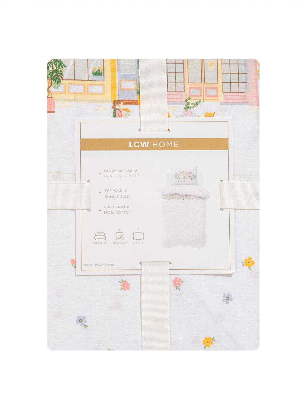 Printed Single Duvet Cover Set-7