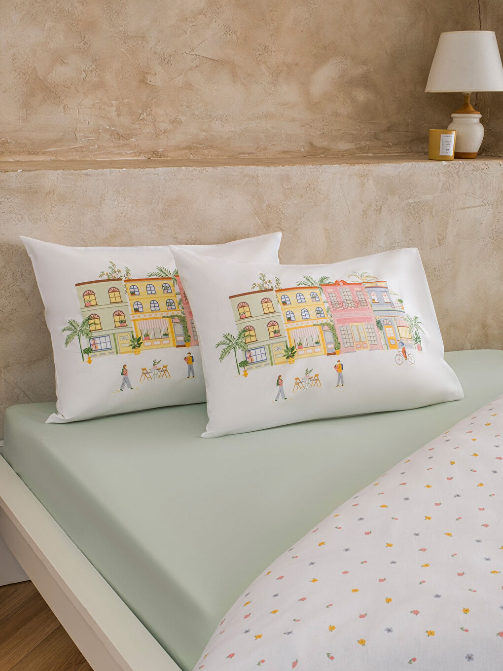 طقم غطاء لحاف مزدوج مطبوع-2