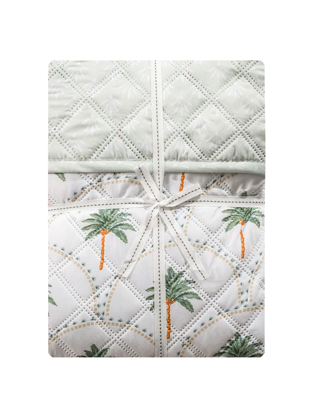 Patterned Double Bedspread-4
