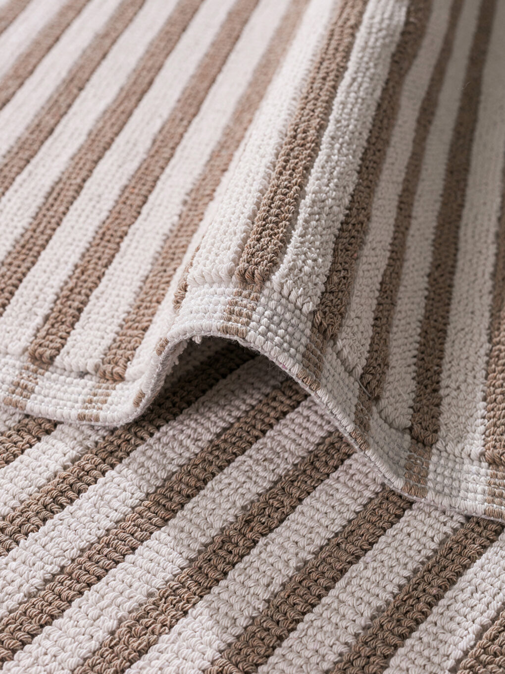 Striped Bath Mat 2'li-3