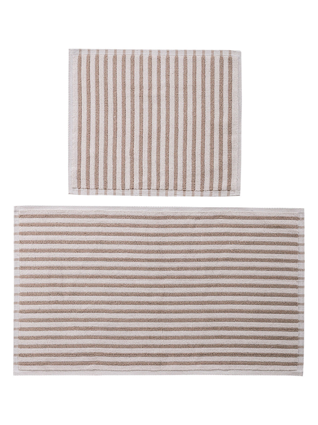 Striped Bath Mat 2'li-5