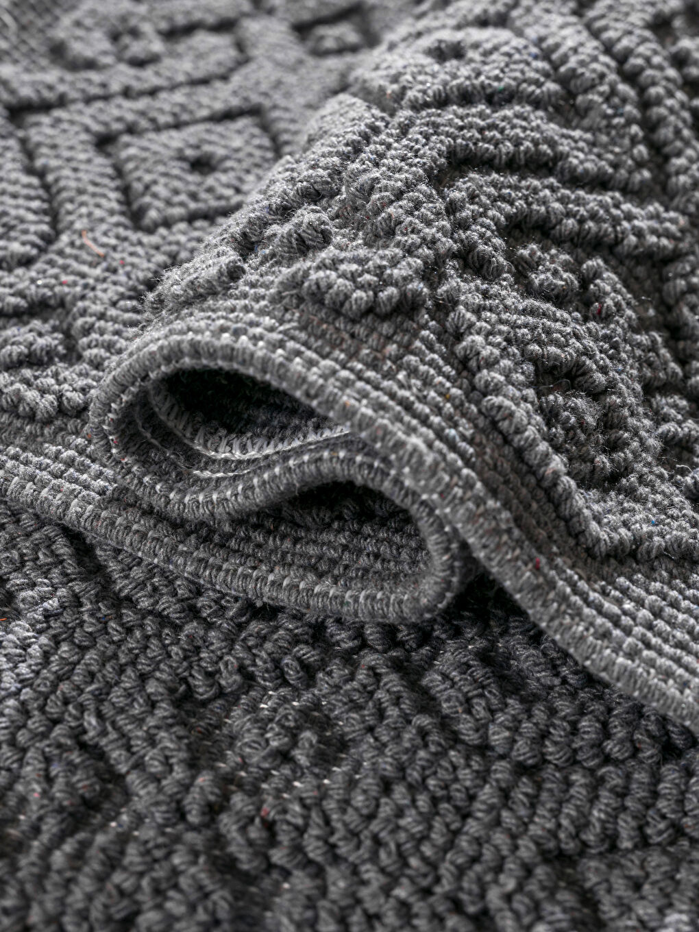 Gri Desenli Banyo Paspası 2'li-3