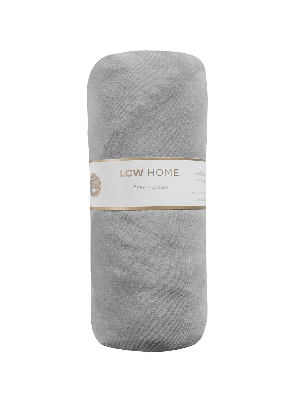 Gri Çift Kişilik Lastikli Çarşaf-4