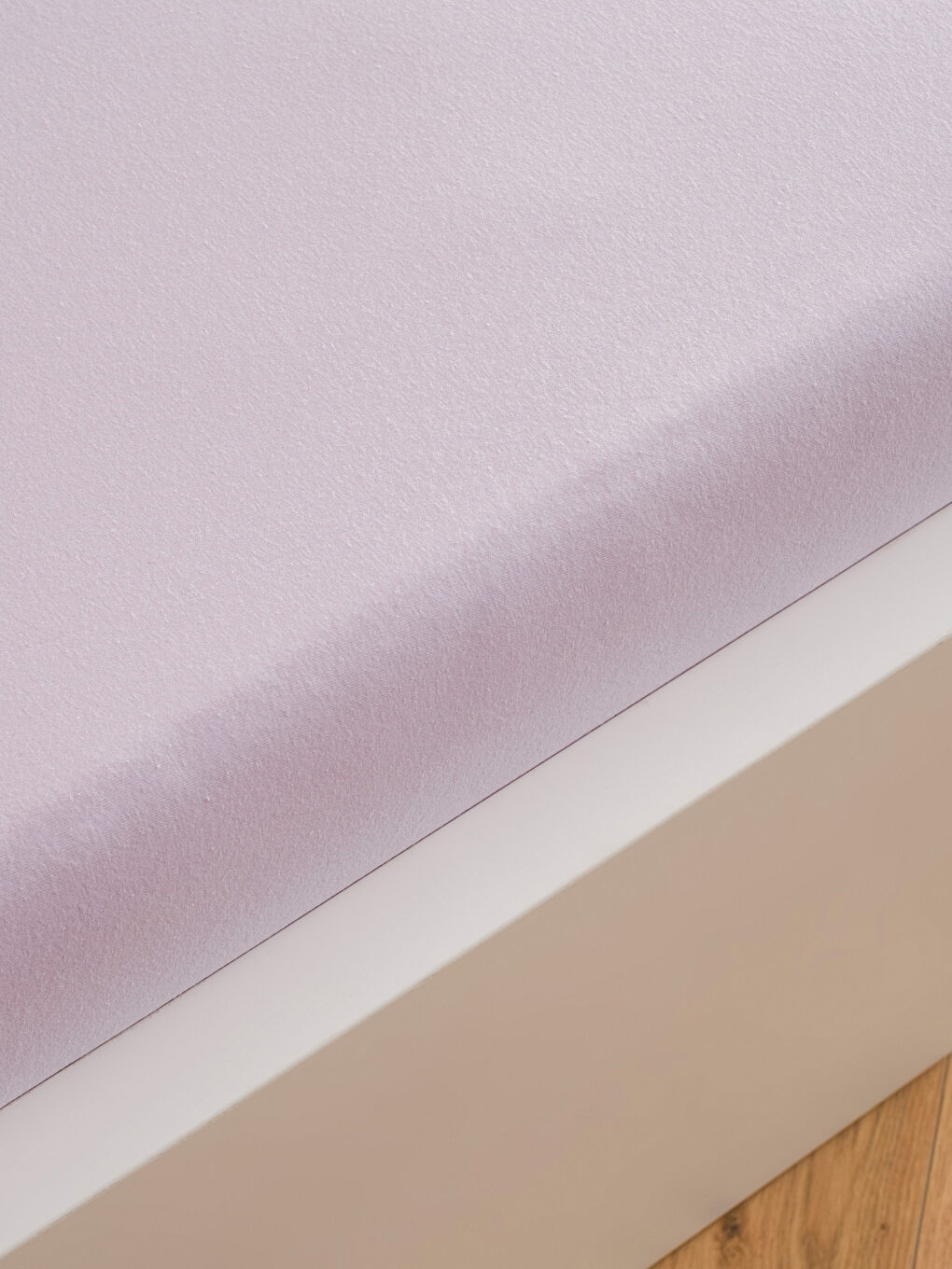 Lila Çift Kişilik Lastikli Çarşaf-1