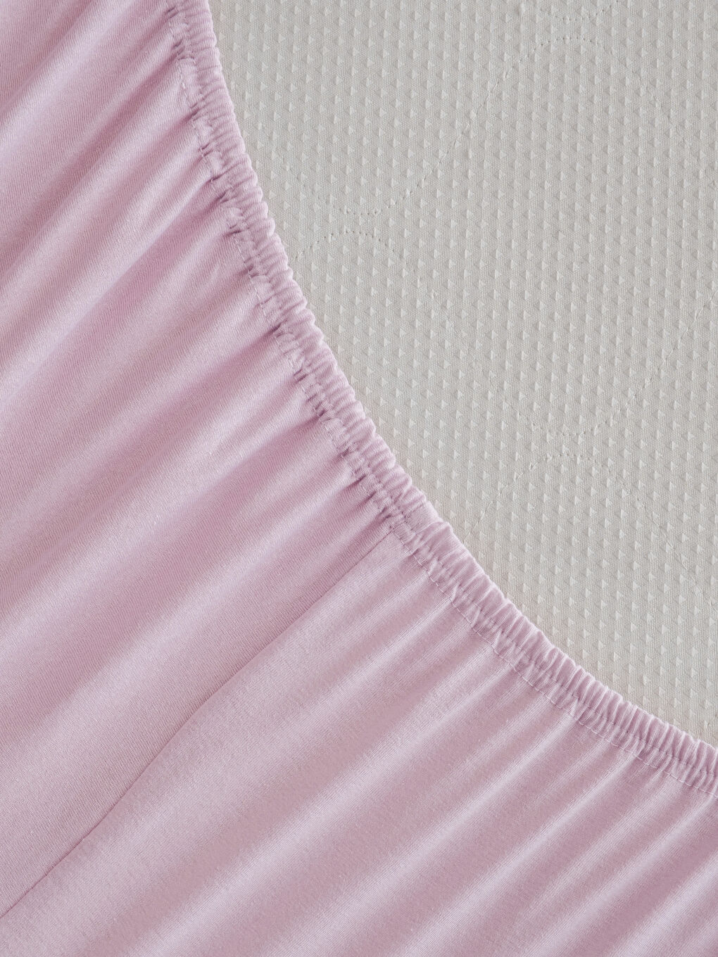 Lila Çift Kişilik Lastikli Çarşaf-3