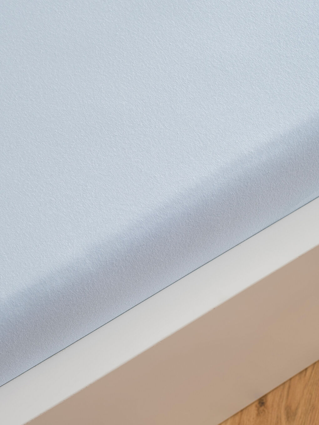 Mavi Çift Kişilik Lastikli Çarşaf-1