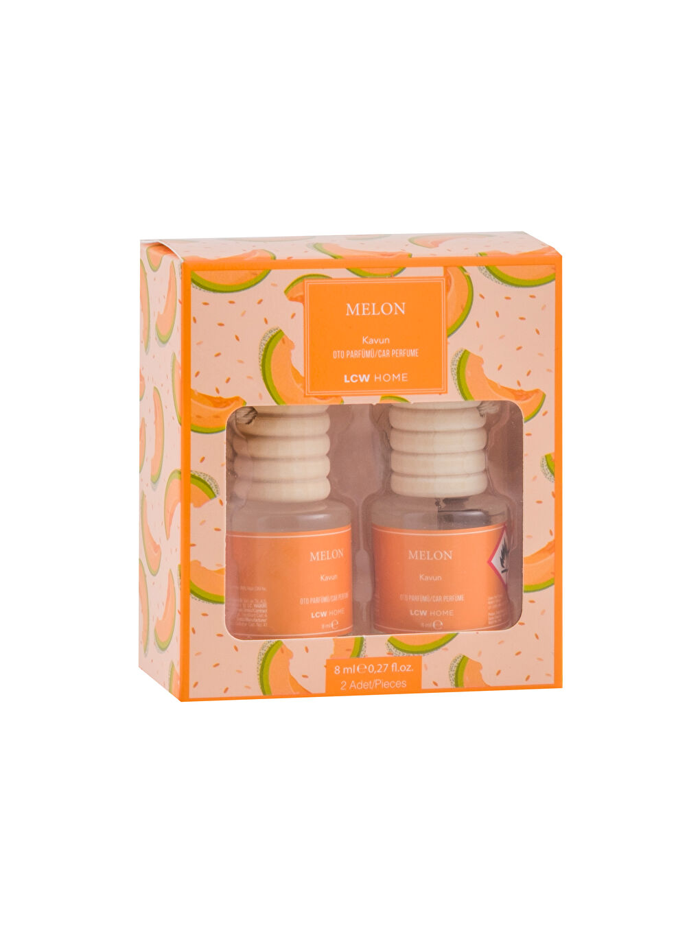 Karışık Kavun Kokulu Oto Kokusu 2'li-4