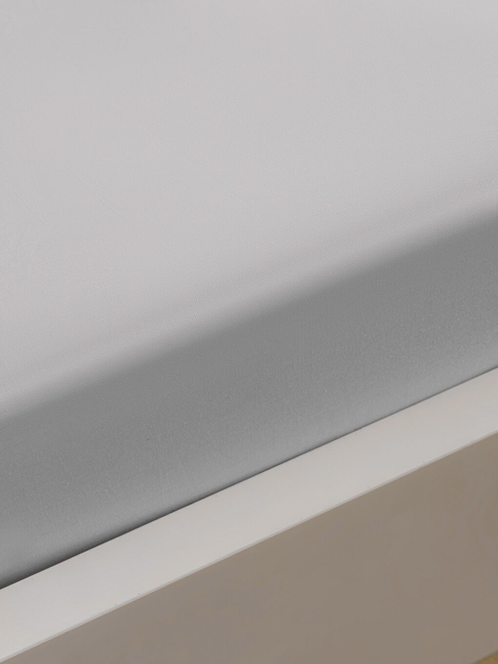 Gri Lastikli Tek Kişilik Lastikli Çarşaf-1