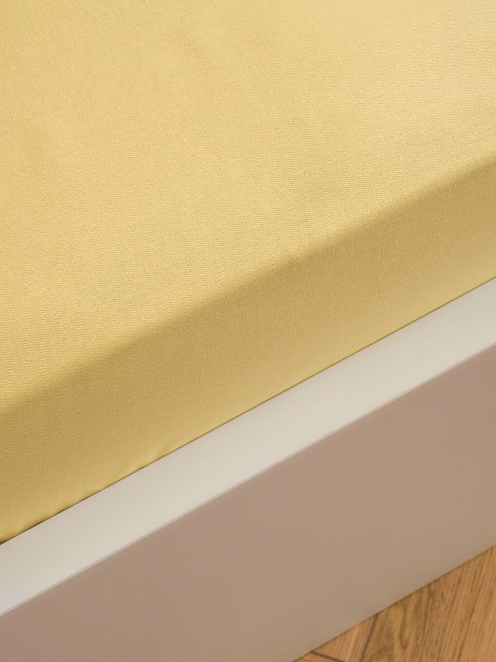 Sarı Lastikli Tek Kişilik Lastikli Çarşaf-1