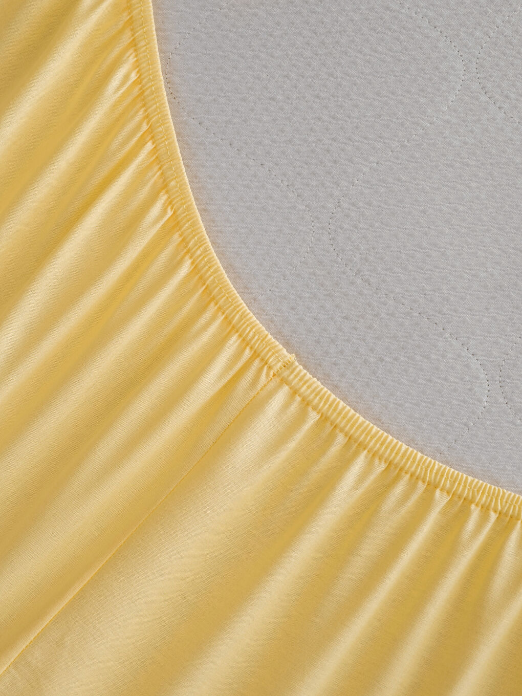 Sarı Lastikli Tek Kişilik Lastikli Çarşaf-3