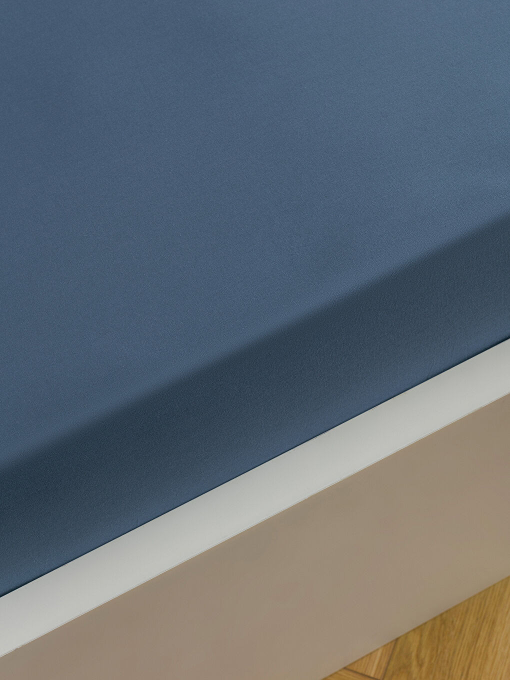 İndigo Lastikli Tek Kişilik Lastikli Çarşaf-1