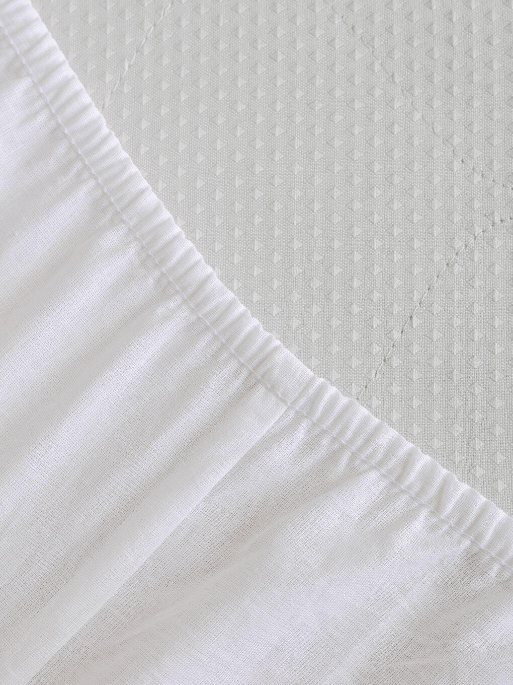 Bej Çift Kişilik Lastikli Çarşaf-3