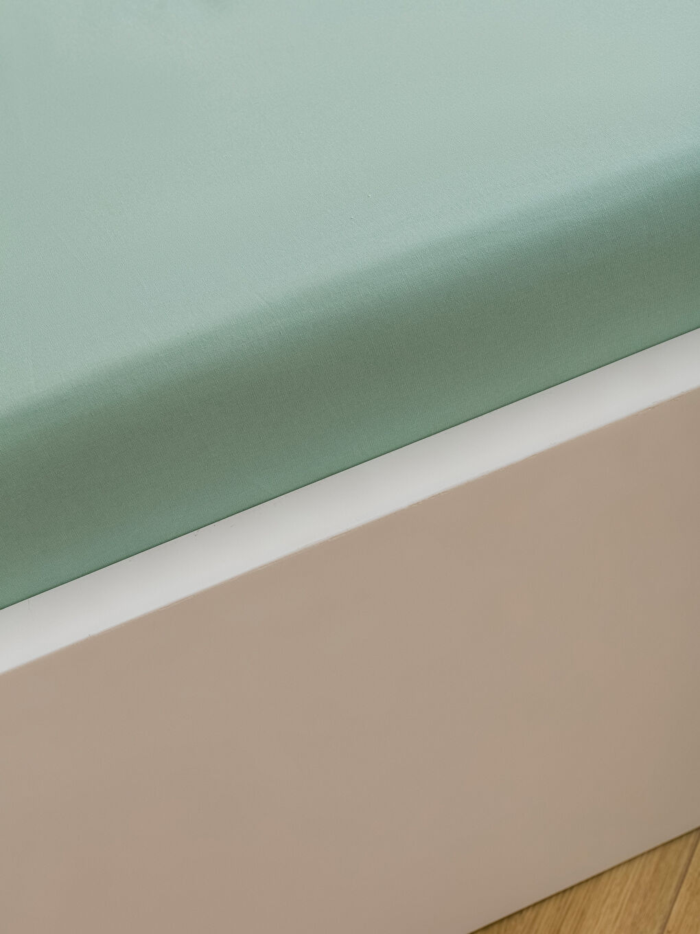 Yeşil Çift Kişilik Lastikli Çarşaf-1