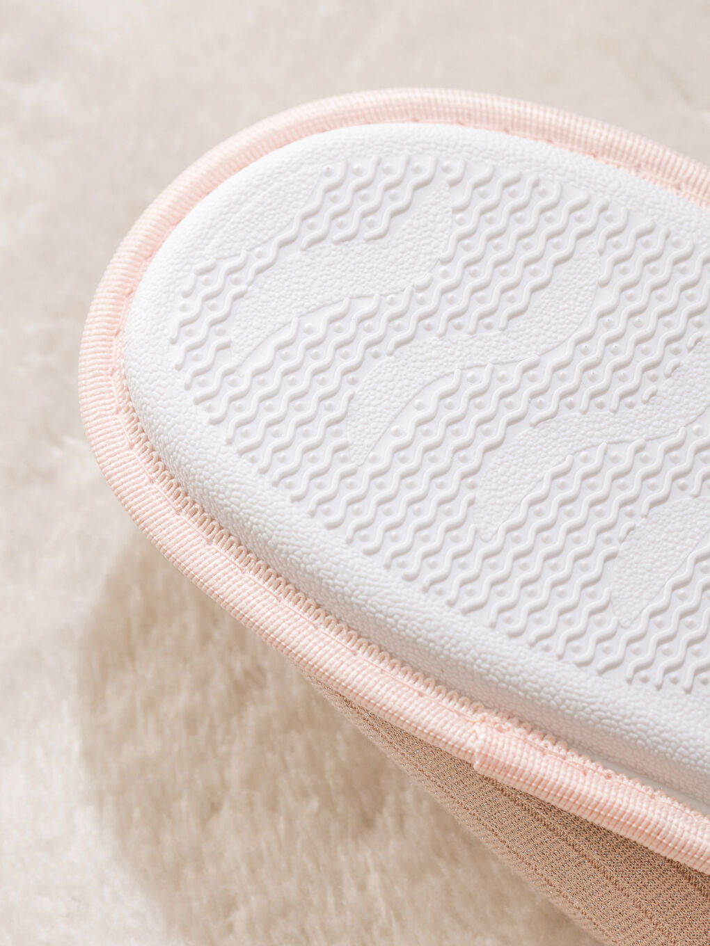 شبشب منزلي وردي امرأة-4