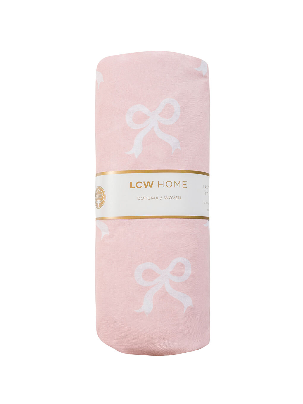 Pembe Fiyonk Baskılı Tek Kişilik Lastikli Çarşaf-4