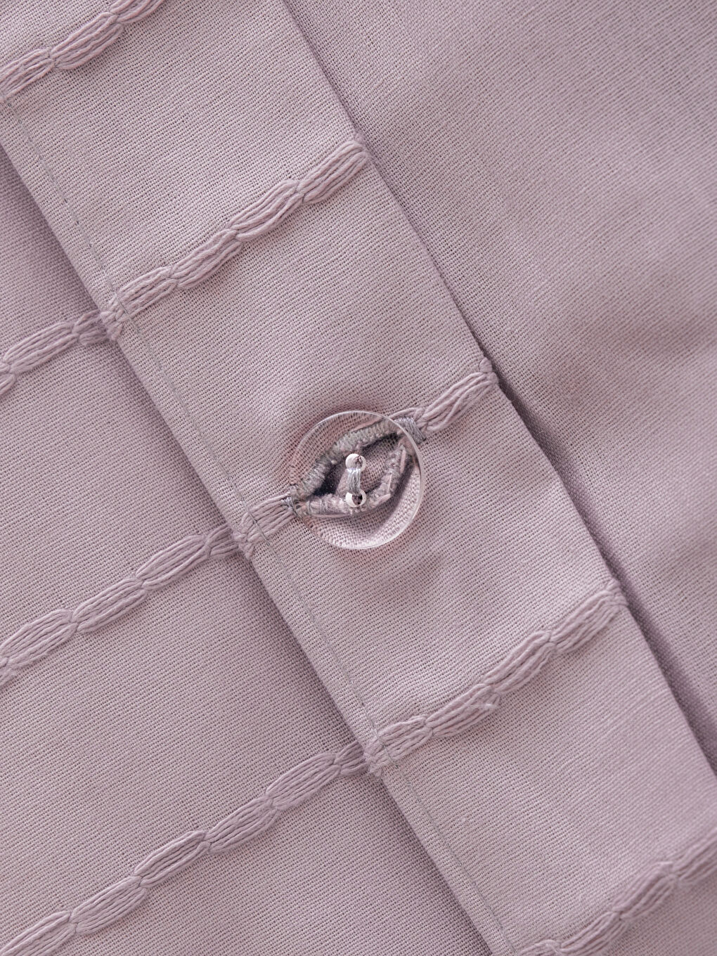 Pembe Çizgili Çift Kişilik Nevresim Seti-5