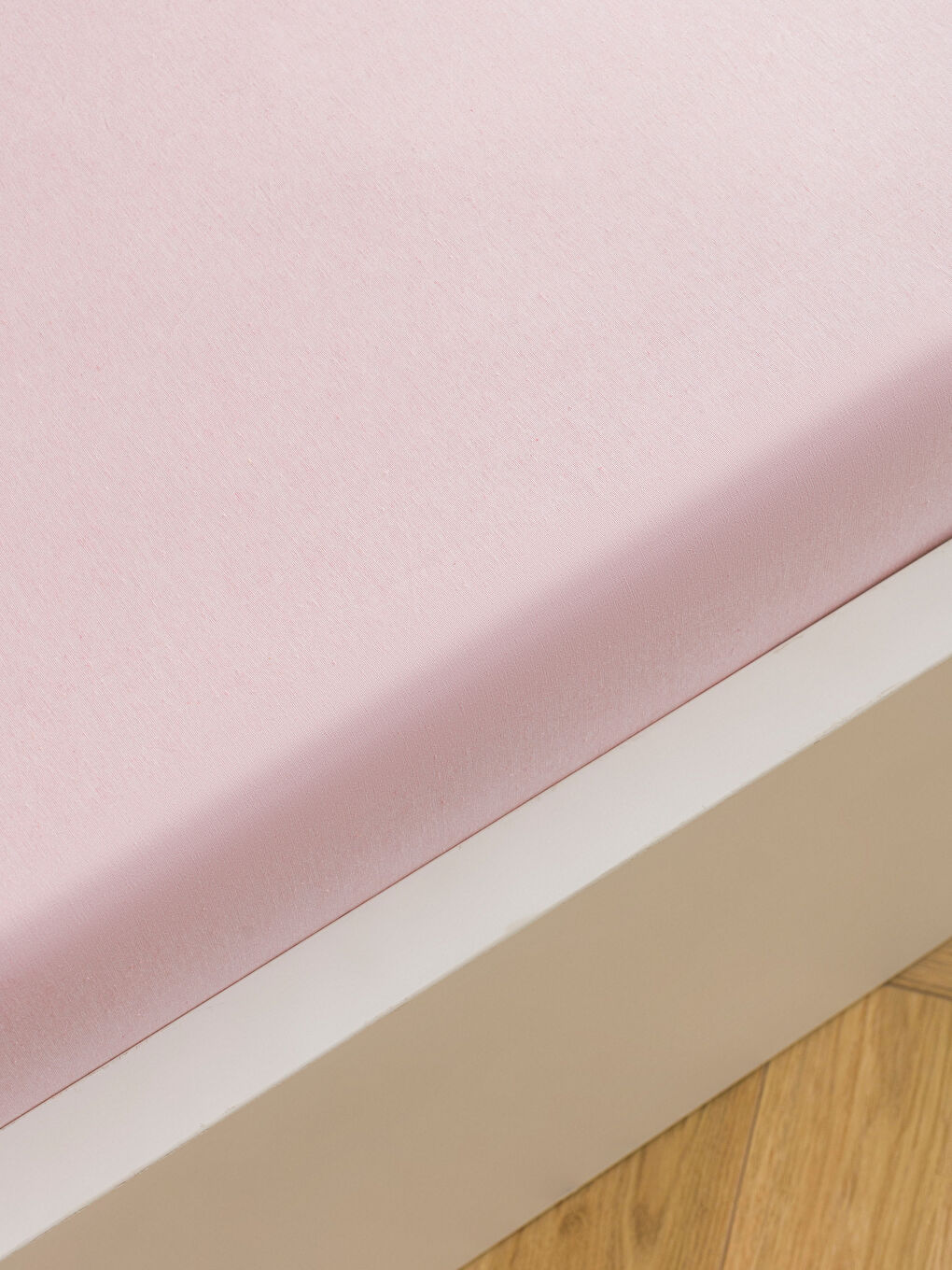 Pembe Çift Kişilik Lastikli Çarşaf-1