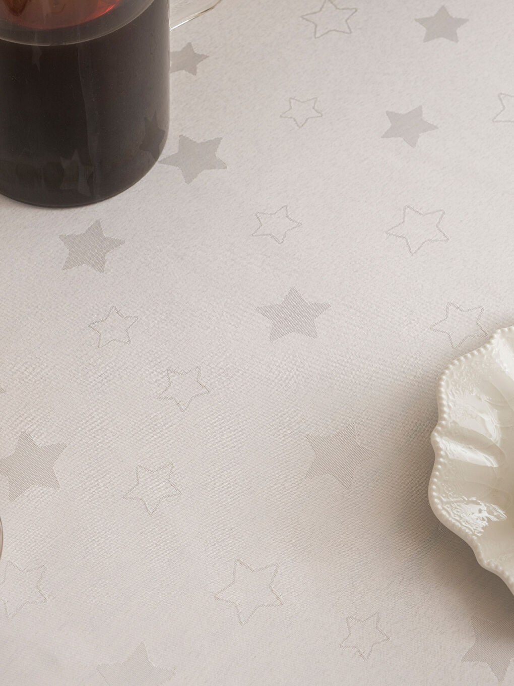 Yıldız Desenli Masa Örtüsü-1