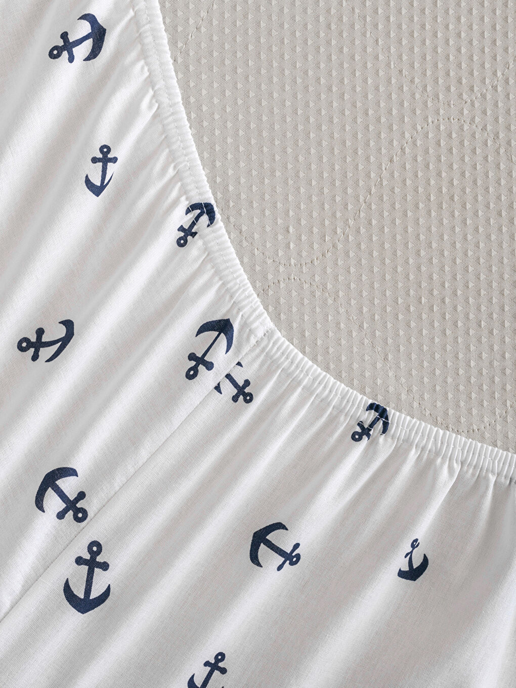 Beyaz Tek Kişilik Lastikli Çarşaf-3