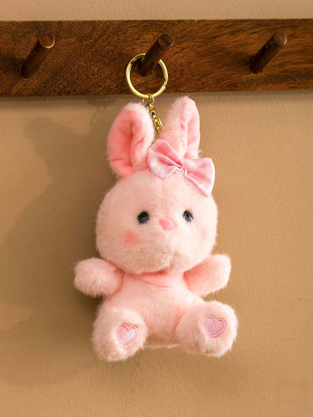 Karışık Tavşan Figürlü Pelüş Çanta Charmı-1