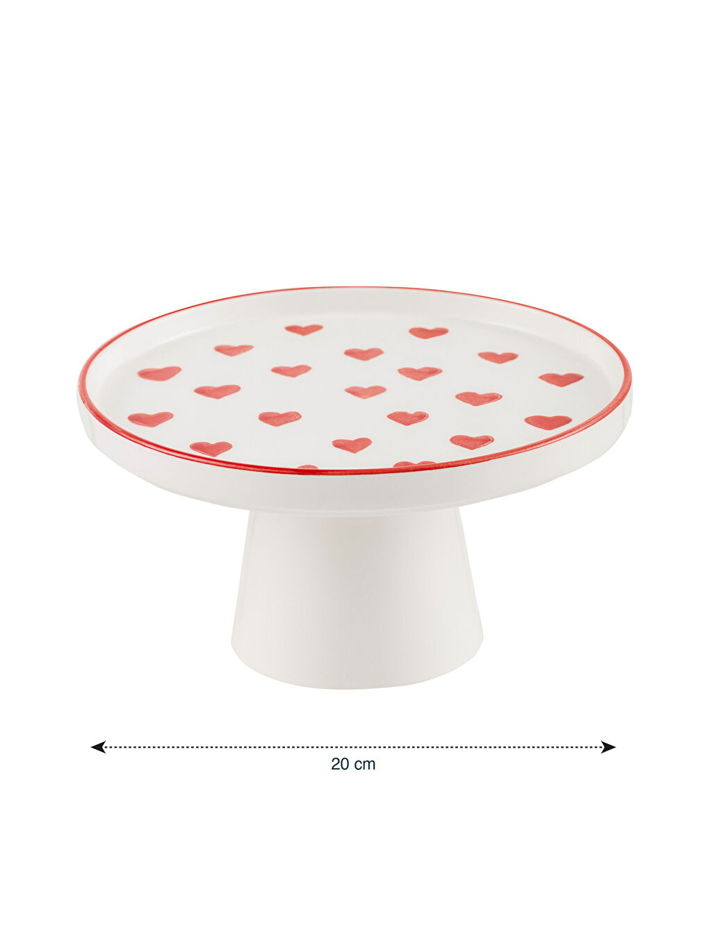 Karışık Kalp Desenli Ayaklı Sunumluk -3