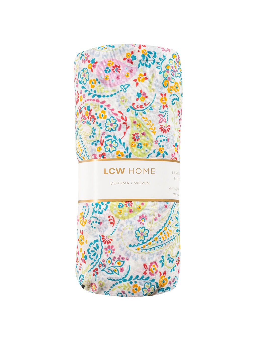 Çiçek Desenli Çift Kişilik Lastikli Çarşaf
-4