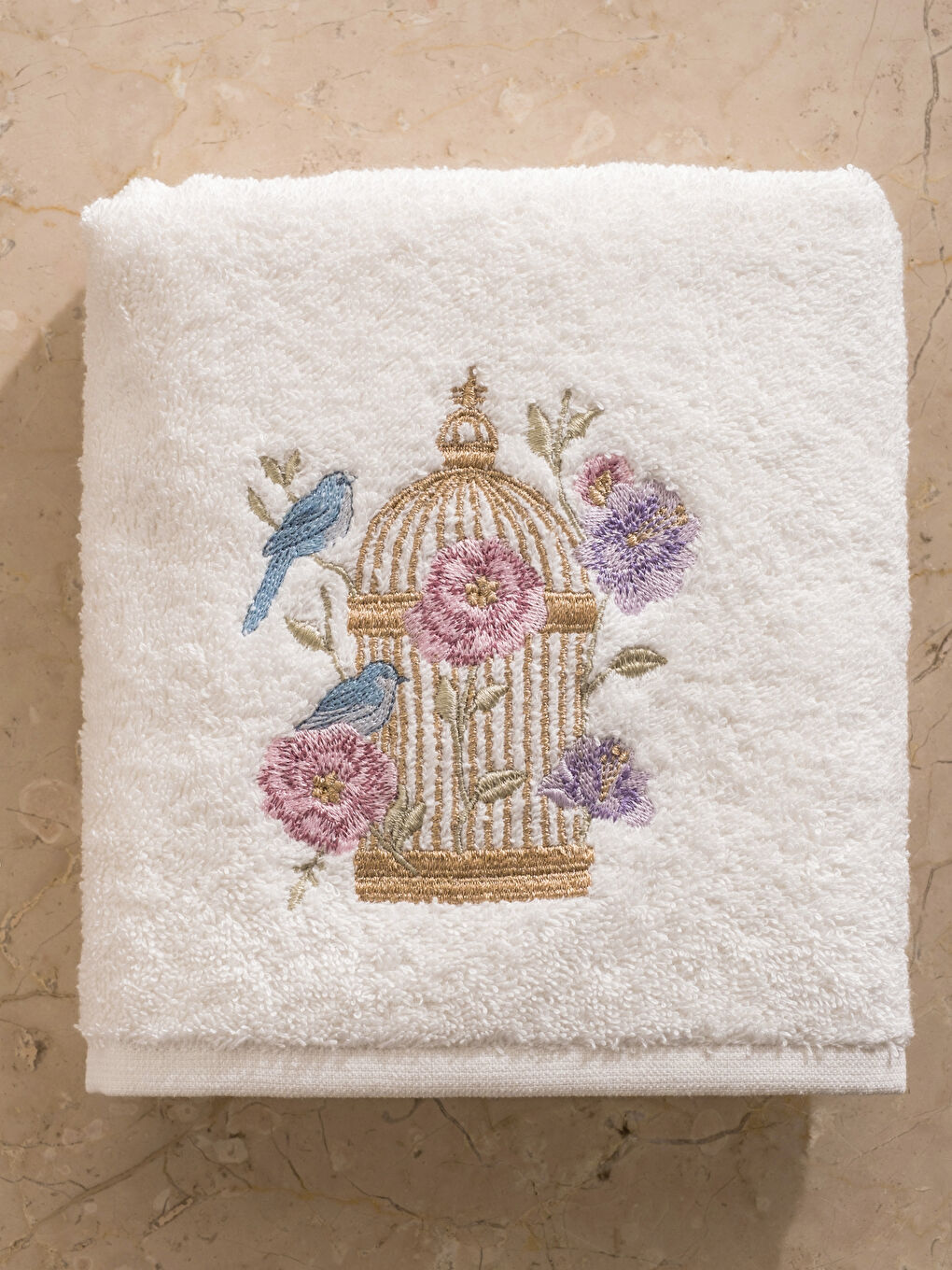 Embroidered Hand Towel 50x80 cm-2