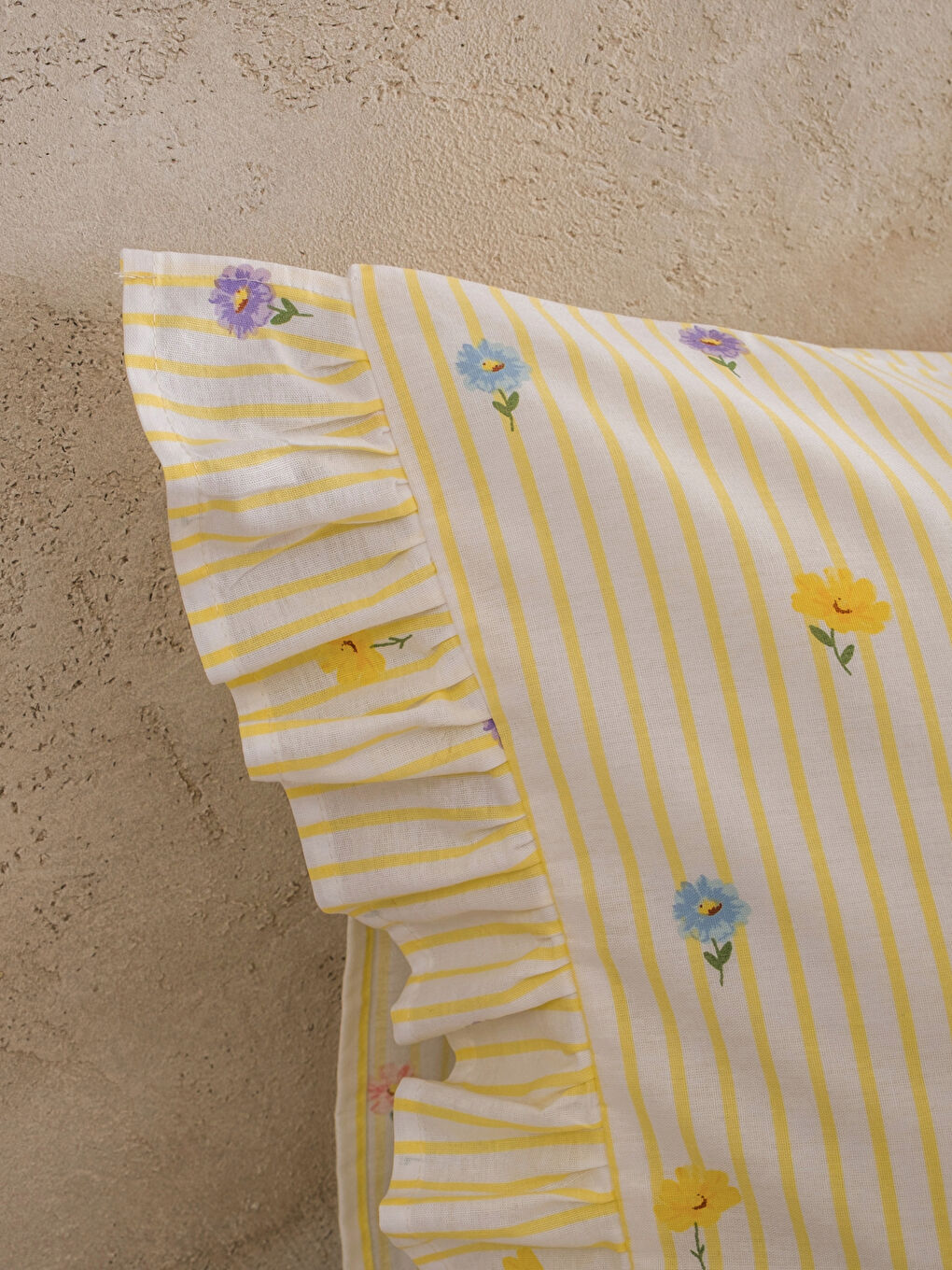 Set duple posteljine sa cvetnim printom-3