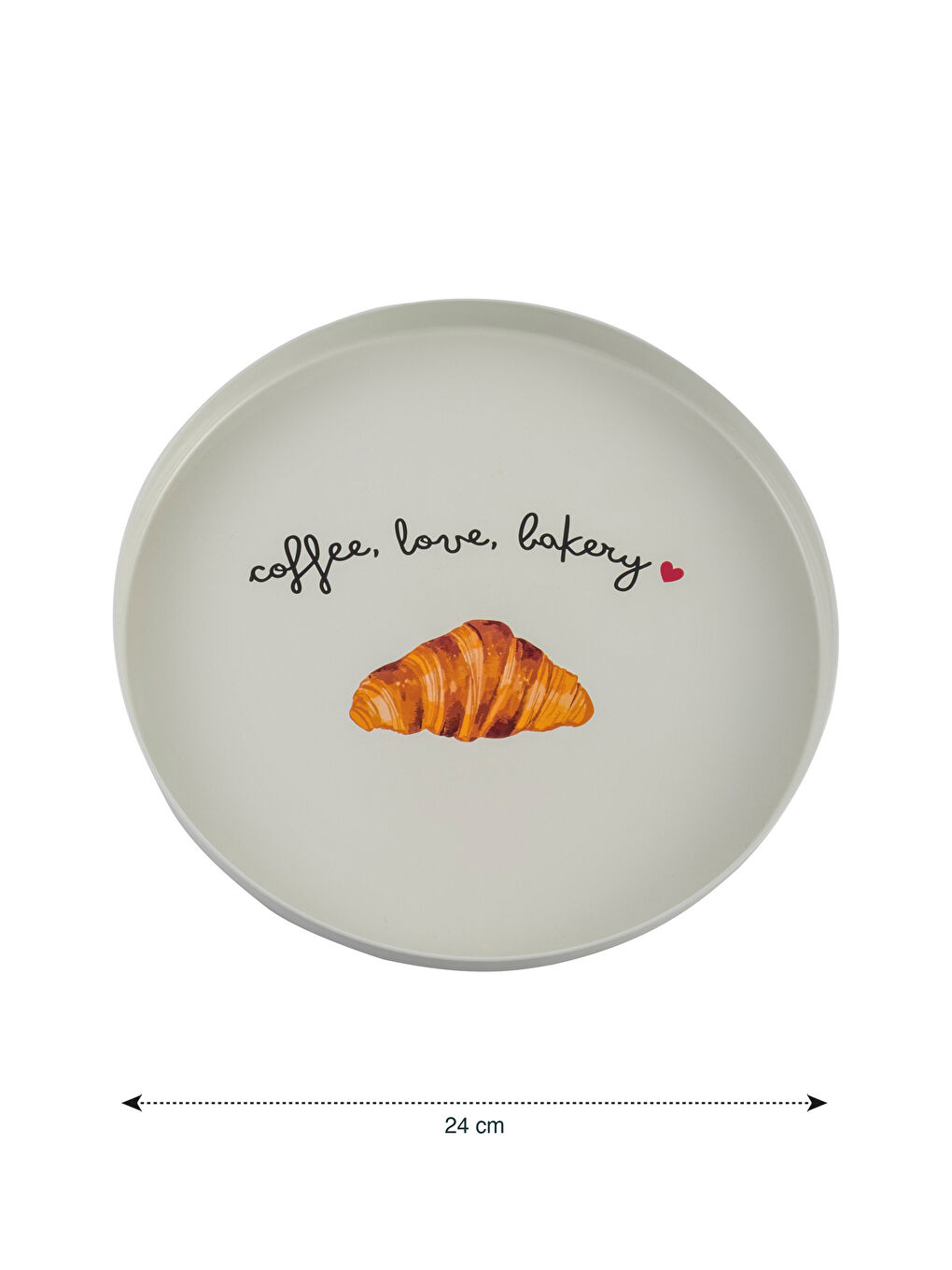 Karışık Baskılı Yuvarlak Tepsi 24 cm-3