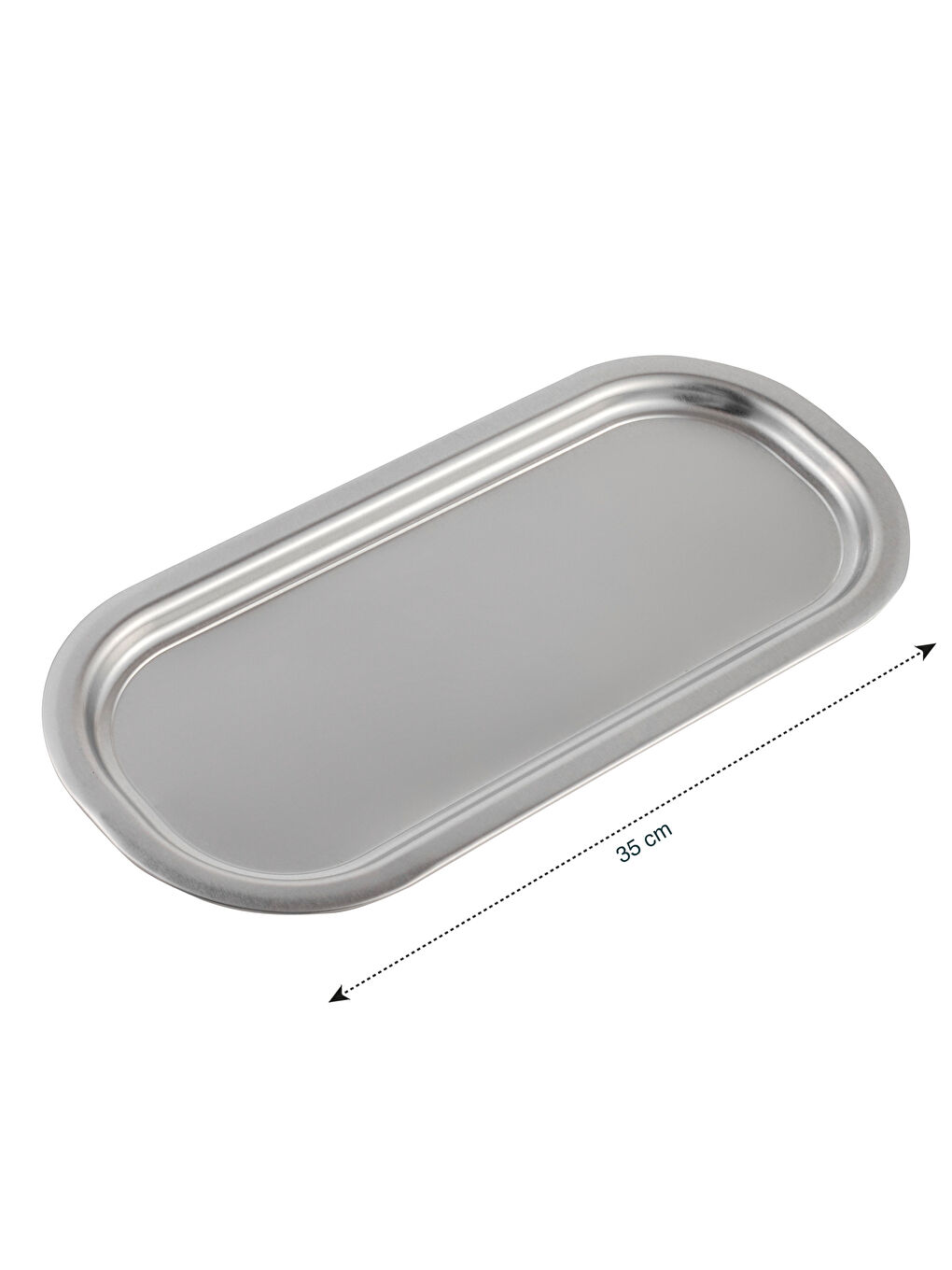 Gri Metal Tepsi 35 cm-3