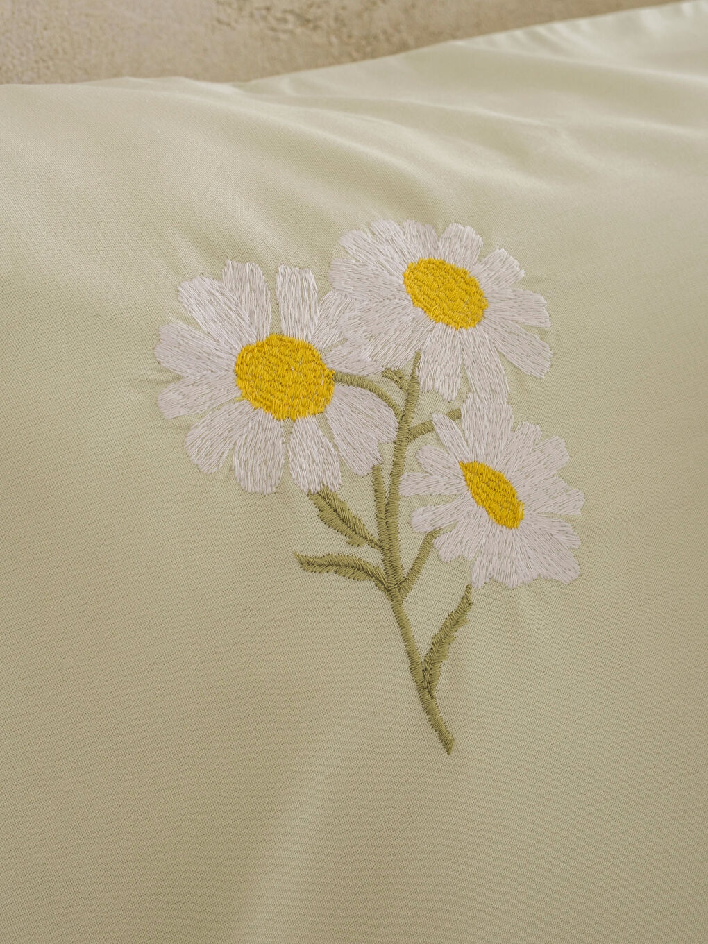 Karışık Çiçek Nakışlı Yastık Kılııf 2'li 50x70 cm-2