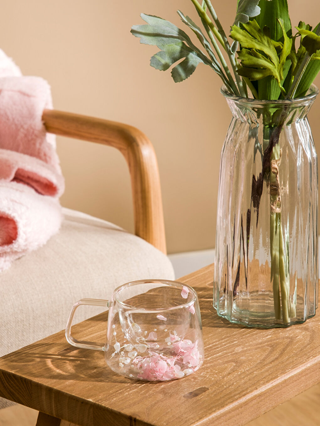 Renksiz Çift Cidarlı Cam Kupa 200 ml-1