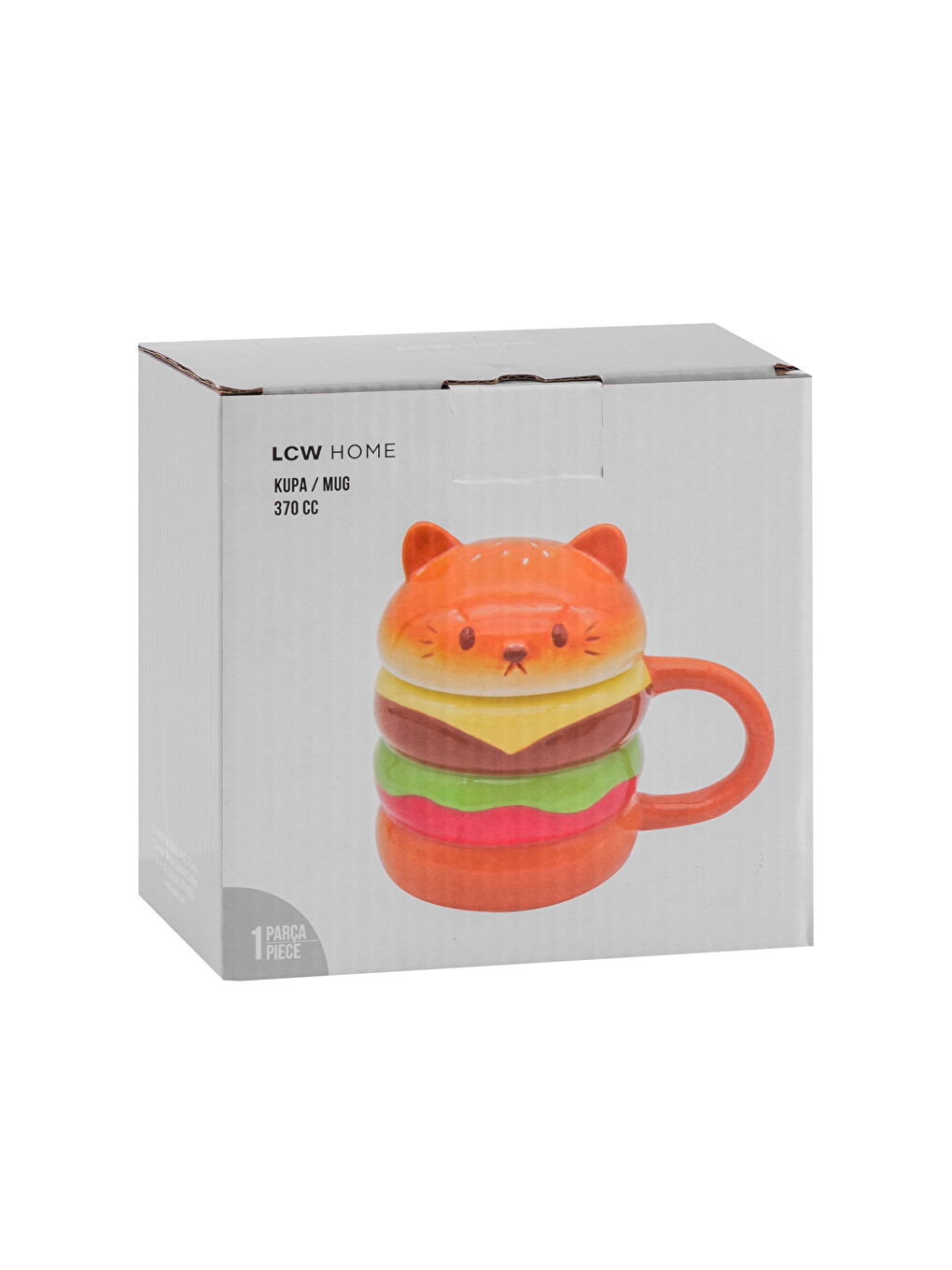 Hamburger Figured Ceramic Mug 370 ml-3
