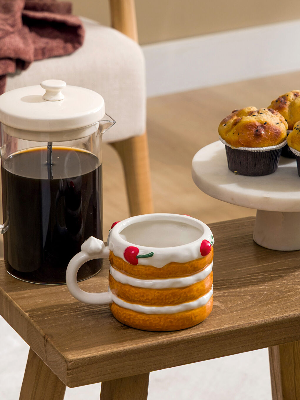 Разноцветный Чашка-1