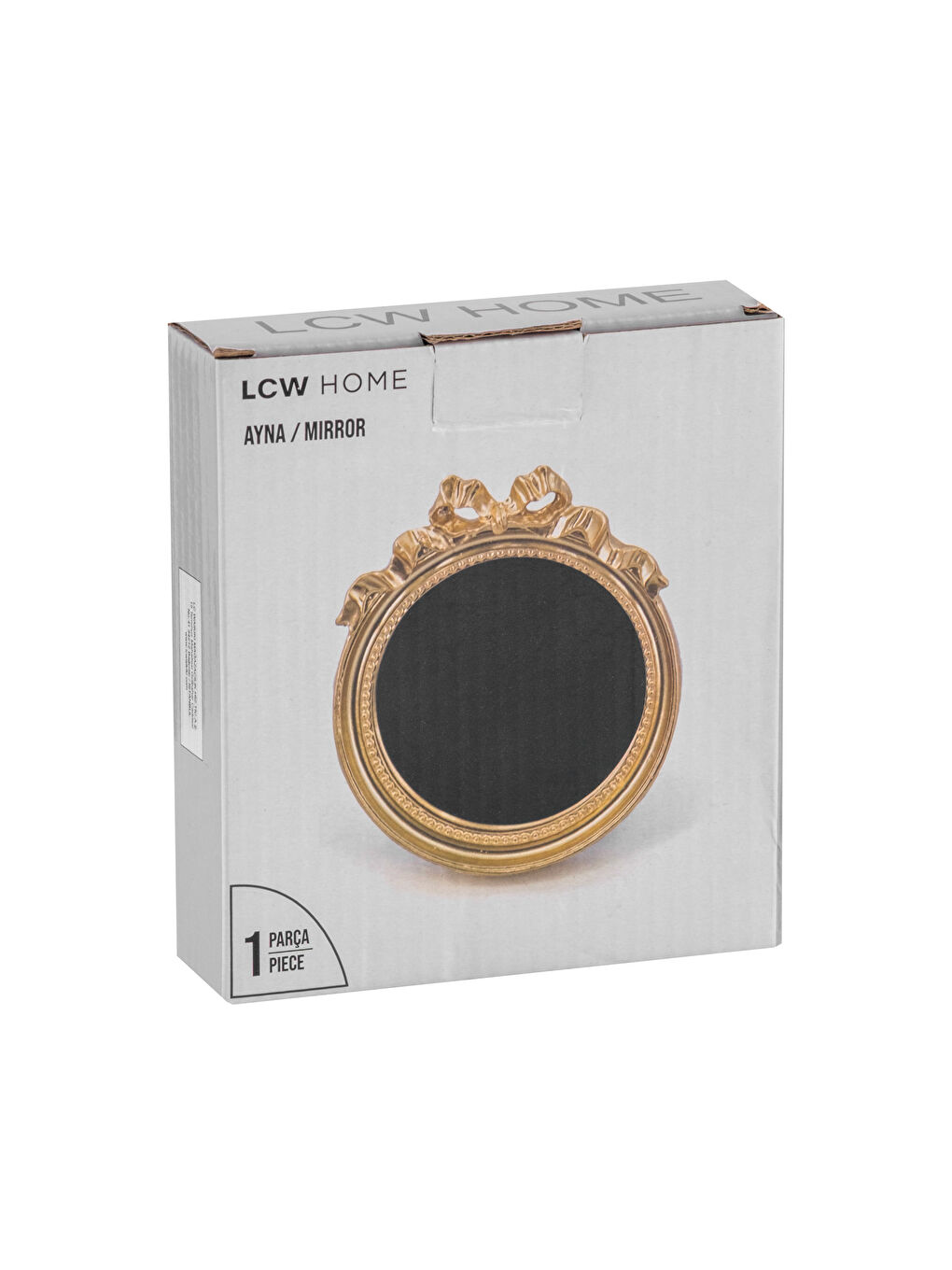 Sarı Dekoratif Aynalı Çerçeve-3