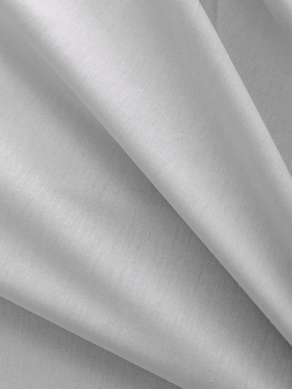 Gri Poplin Çift Kişilik Lastikli Çarşaf 100x200x30 Cm-2