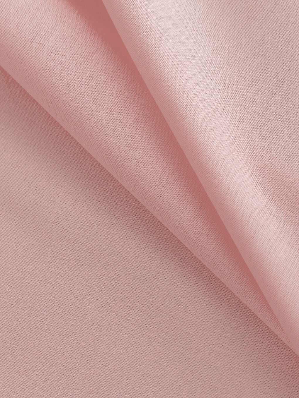 Pembe Poplin Çift Kişilik Lastikli Çarşaf 100x200x30 Cm-2