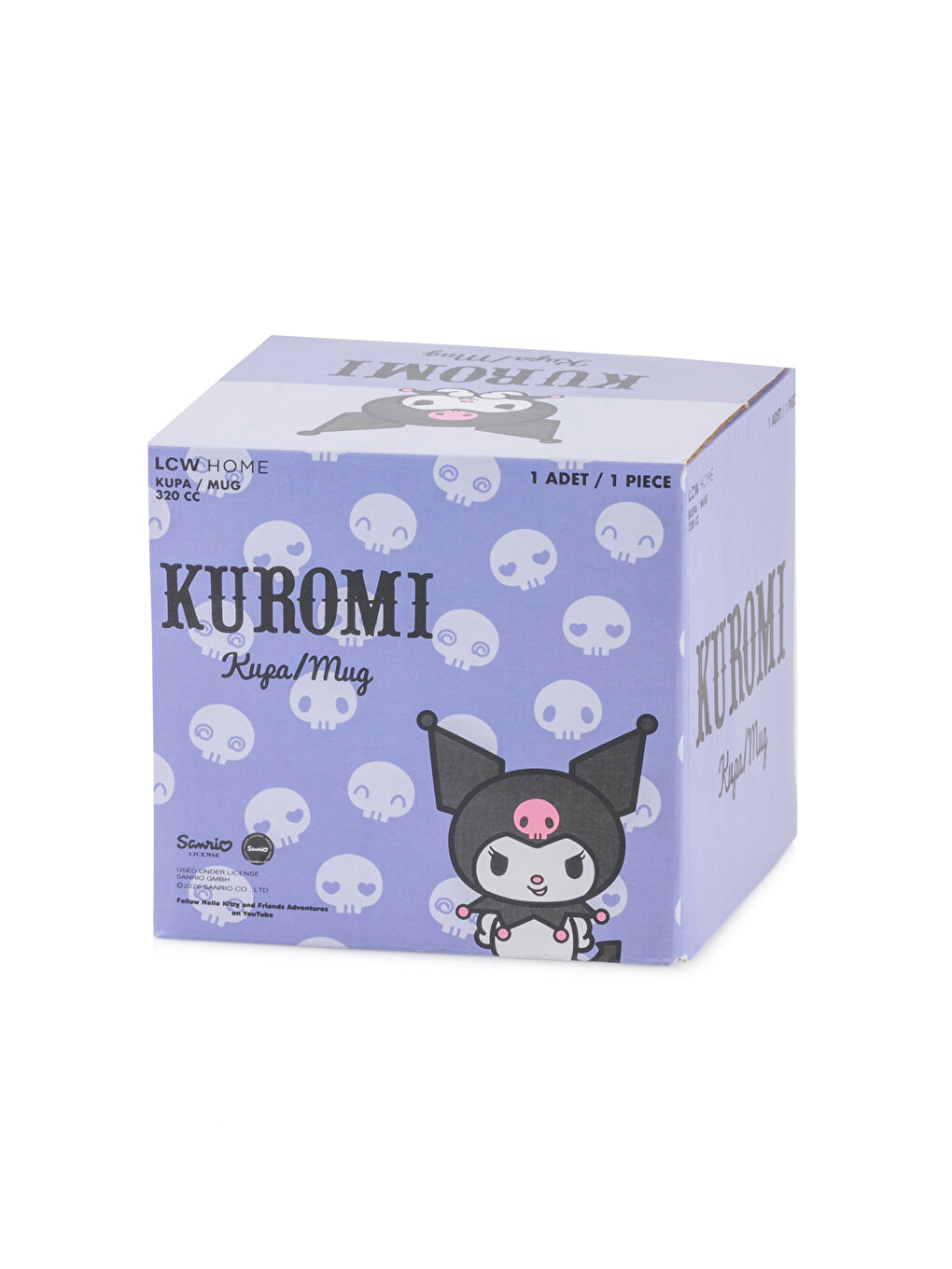 Karışık Kuromi Baskılı Porselen Kupa 320 ml-3