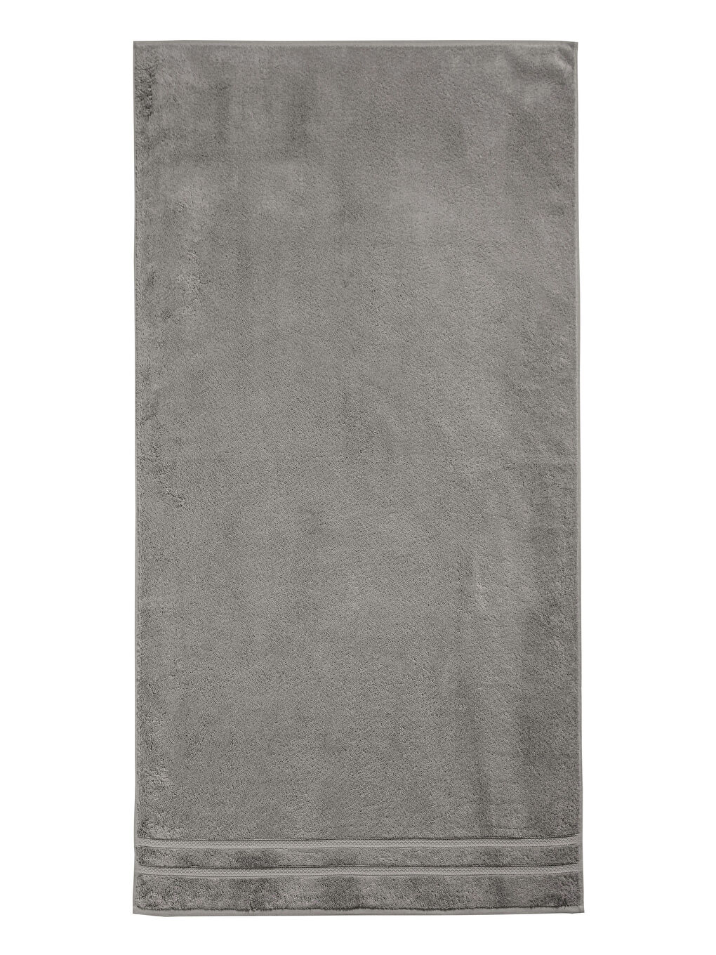 Gri Pamuklu Banyo Havlusu 70x140 cm-3