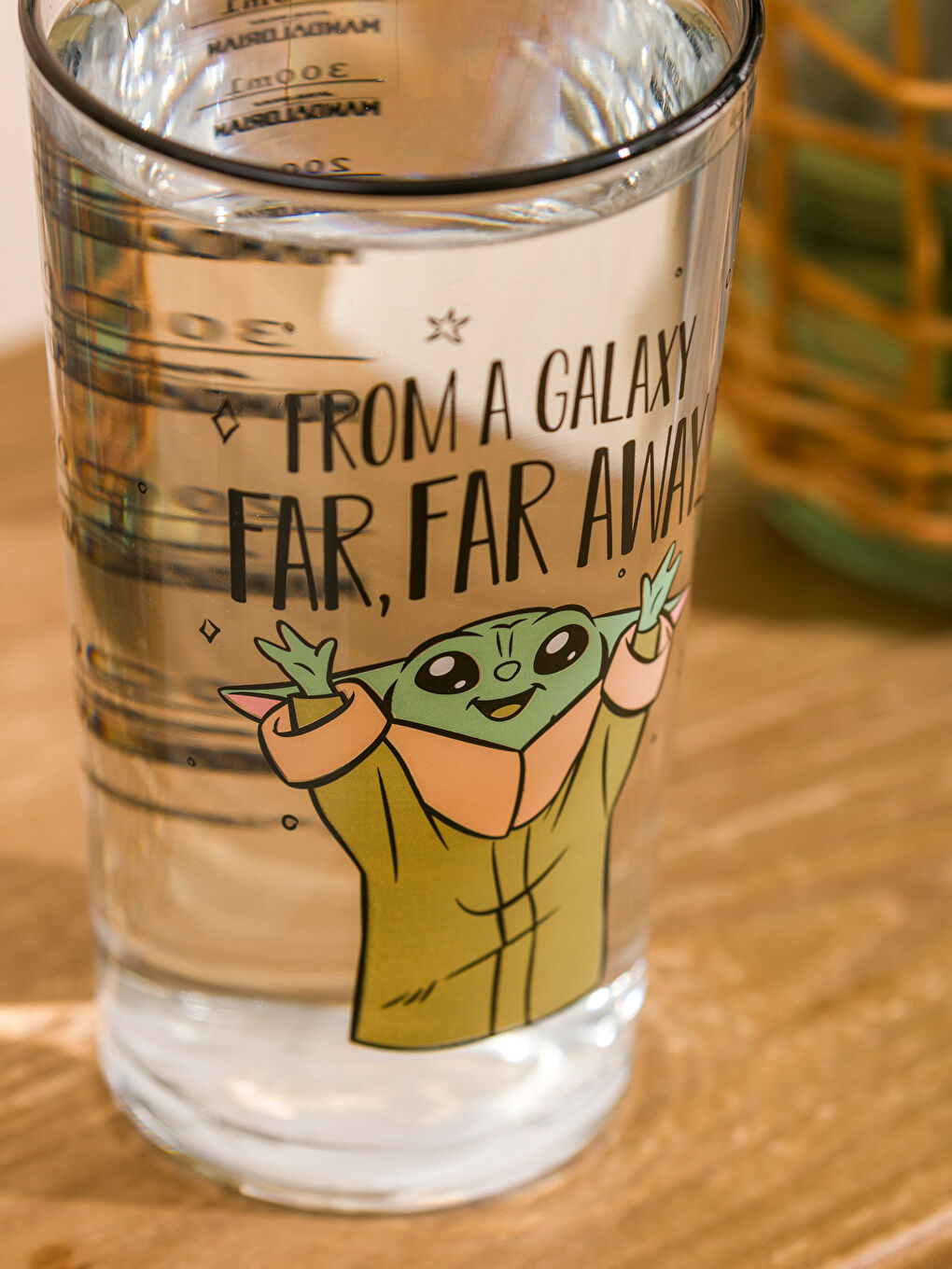 Karışık The Mandalorian Baskılı Cam Bardak 500 ml-3