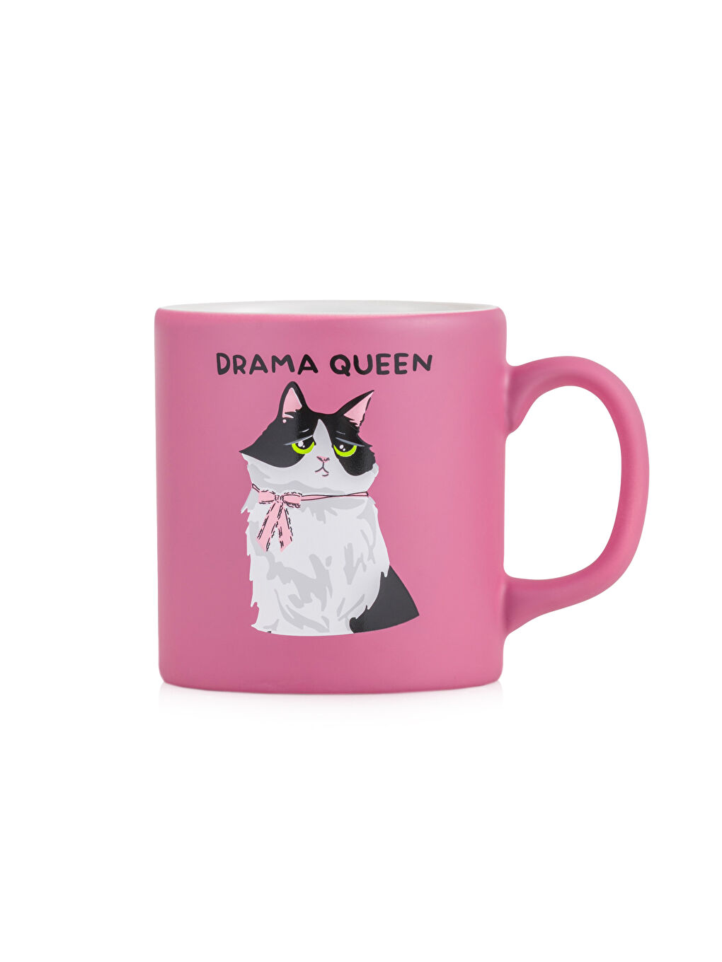 Pembe Hayvan Baskılı Porselen Kupa 320 ml-4