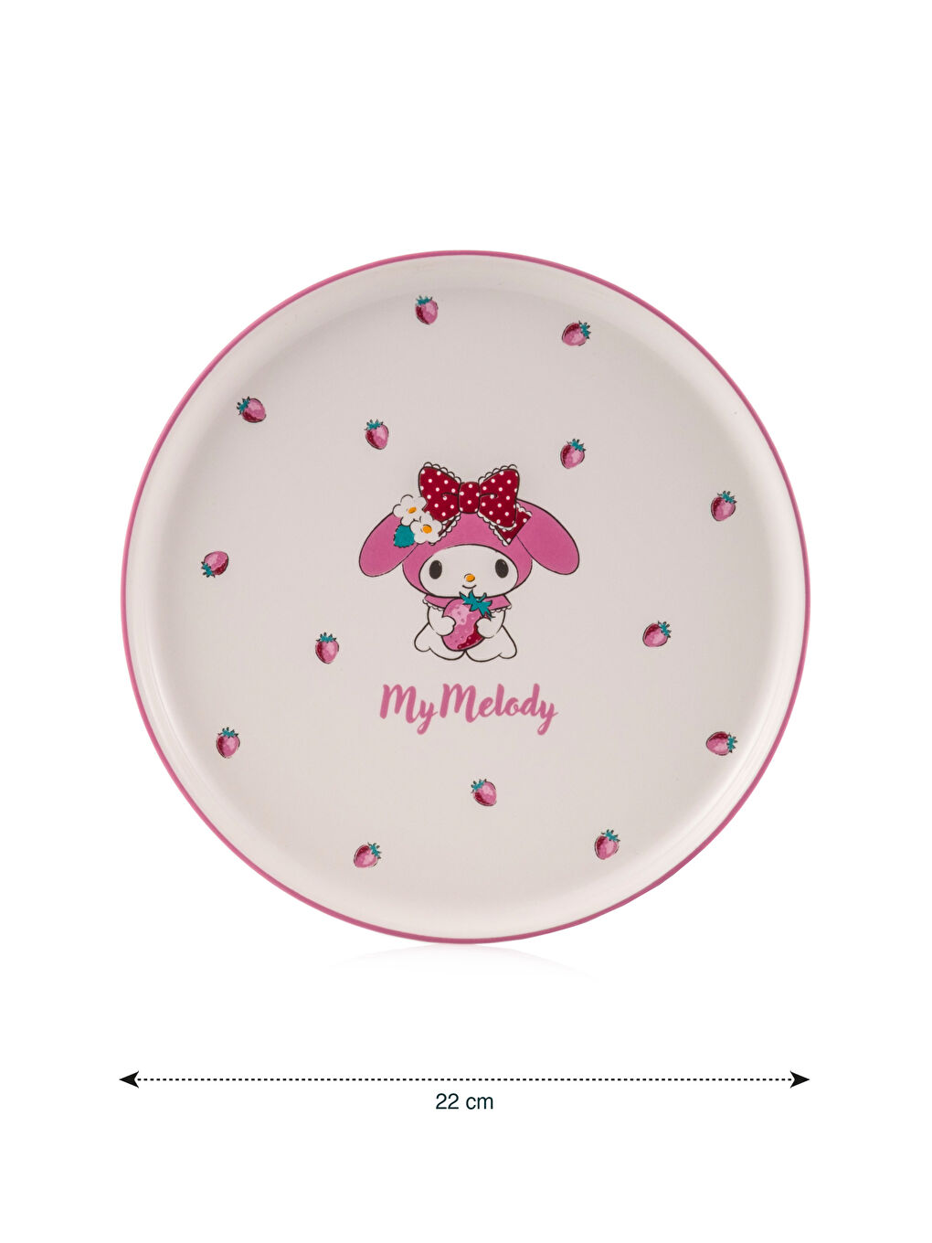 Karışık Melody Baskılı Porselen Tabak 22 cm-3