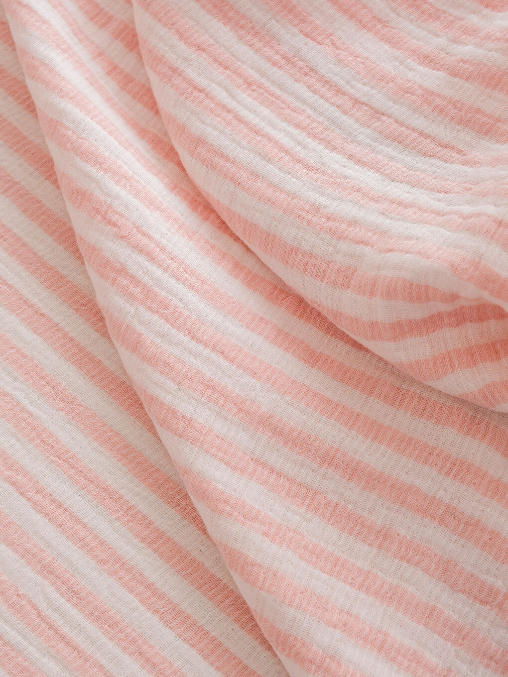 Pembe Tek Kişilik Müslin Yatak Örtüsü-2