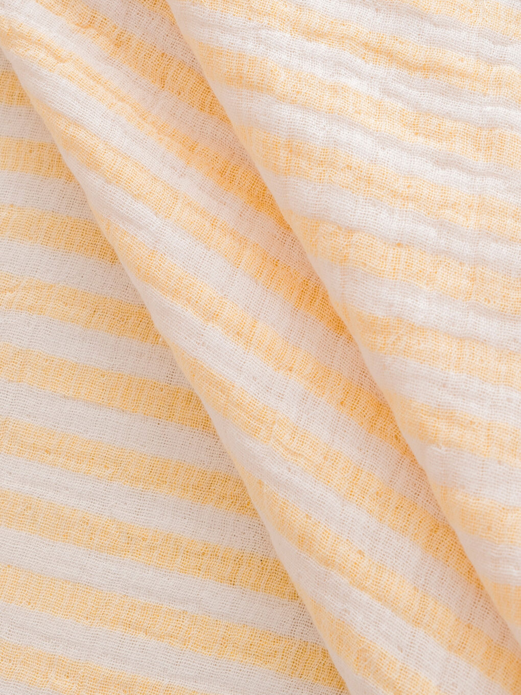 Sarı Tek Kişilik Müslin Yatak Örtüsü-2