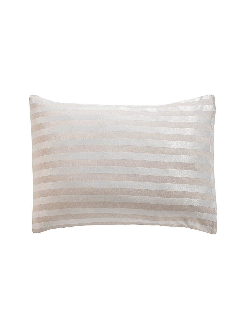 Bej Çizgili Yastık Kılıfı 2'li 50x70 cm-4