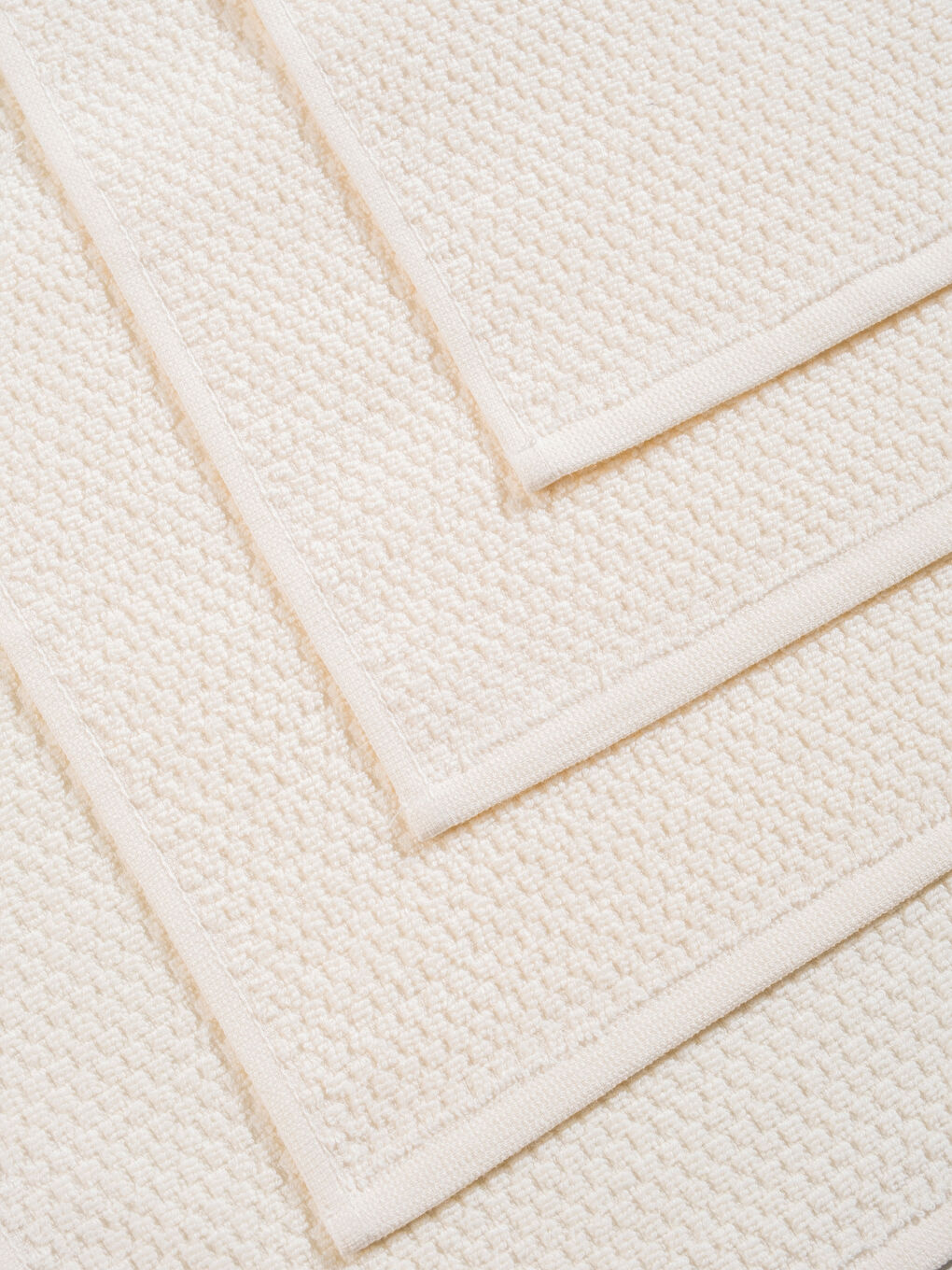 Ekru Pamuklu El Havlusu 3'lü 50x80 Cm-3