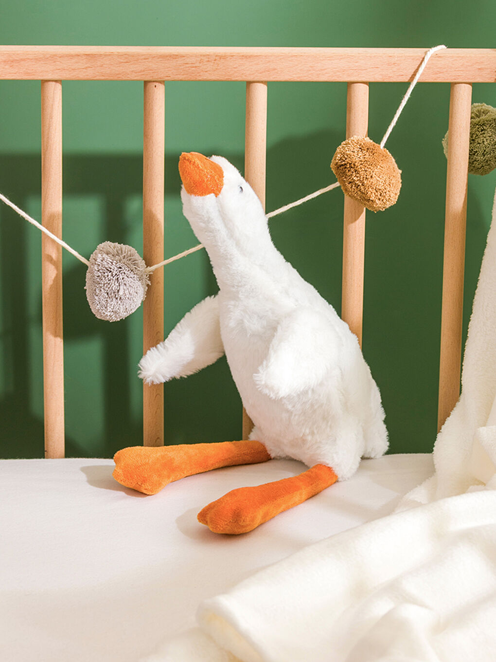 Karışık Ördek Figürlü Pelüş Bebek Kırlent 45 cm